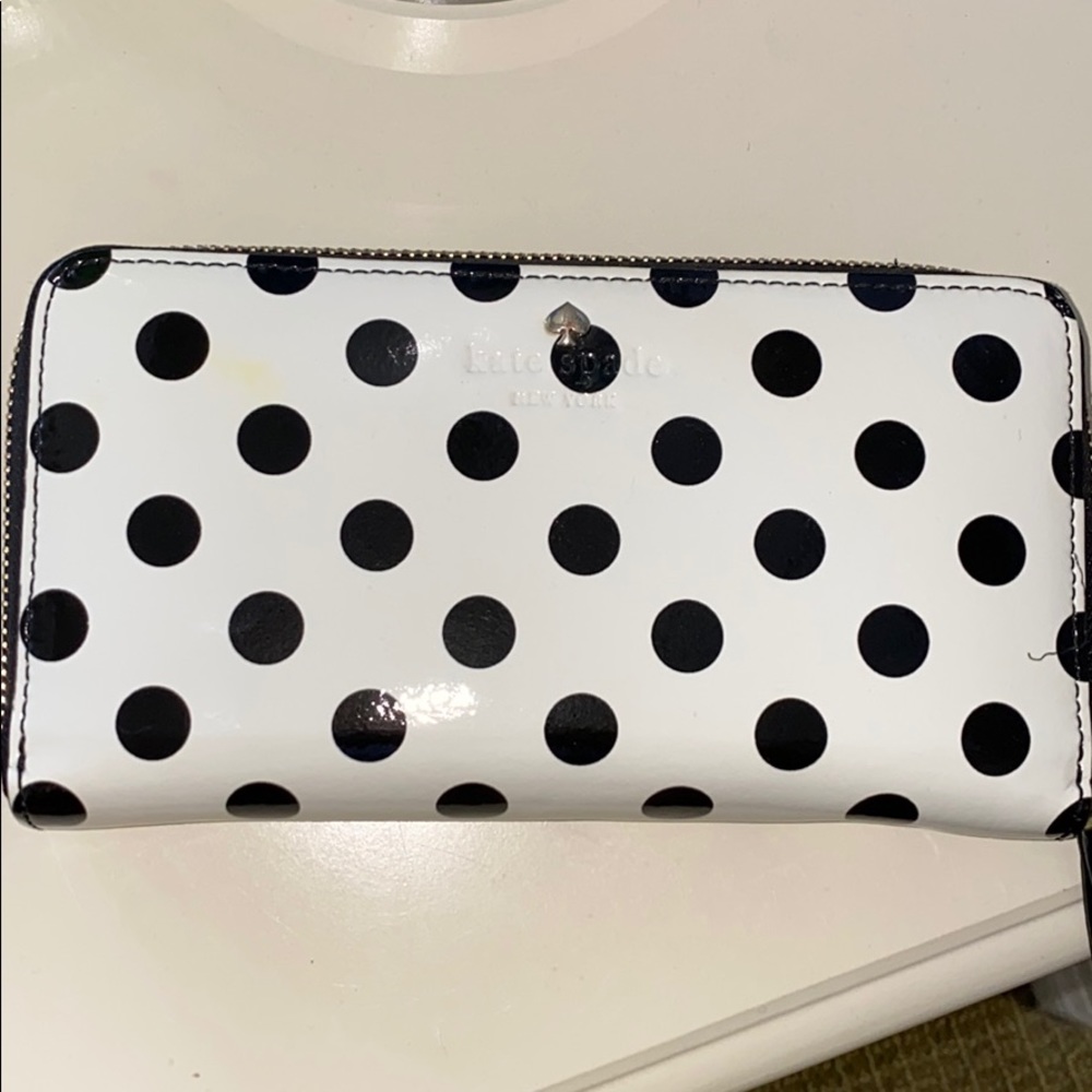 Kate spare polka dot wallet